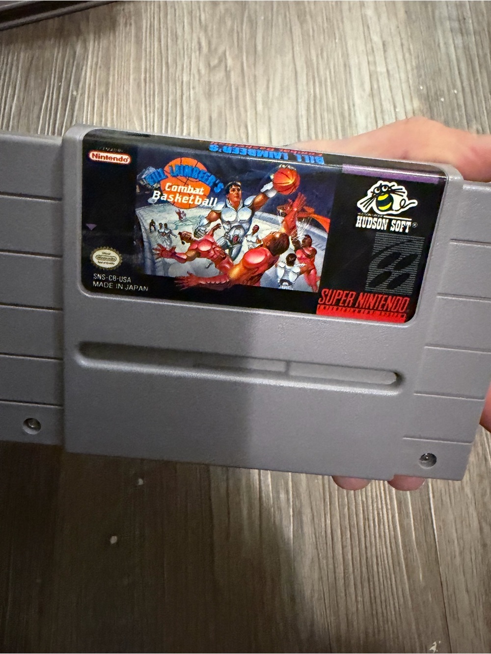 Bill Laimbeers Combat Basketball SNES Game